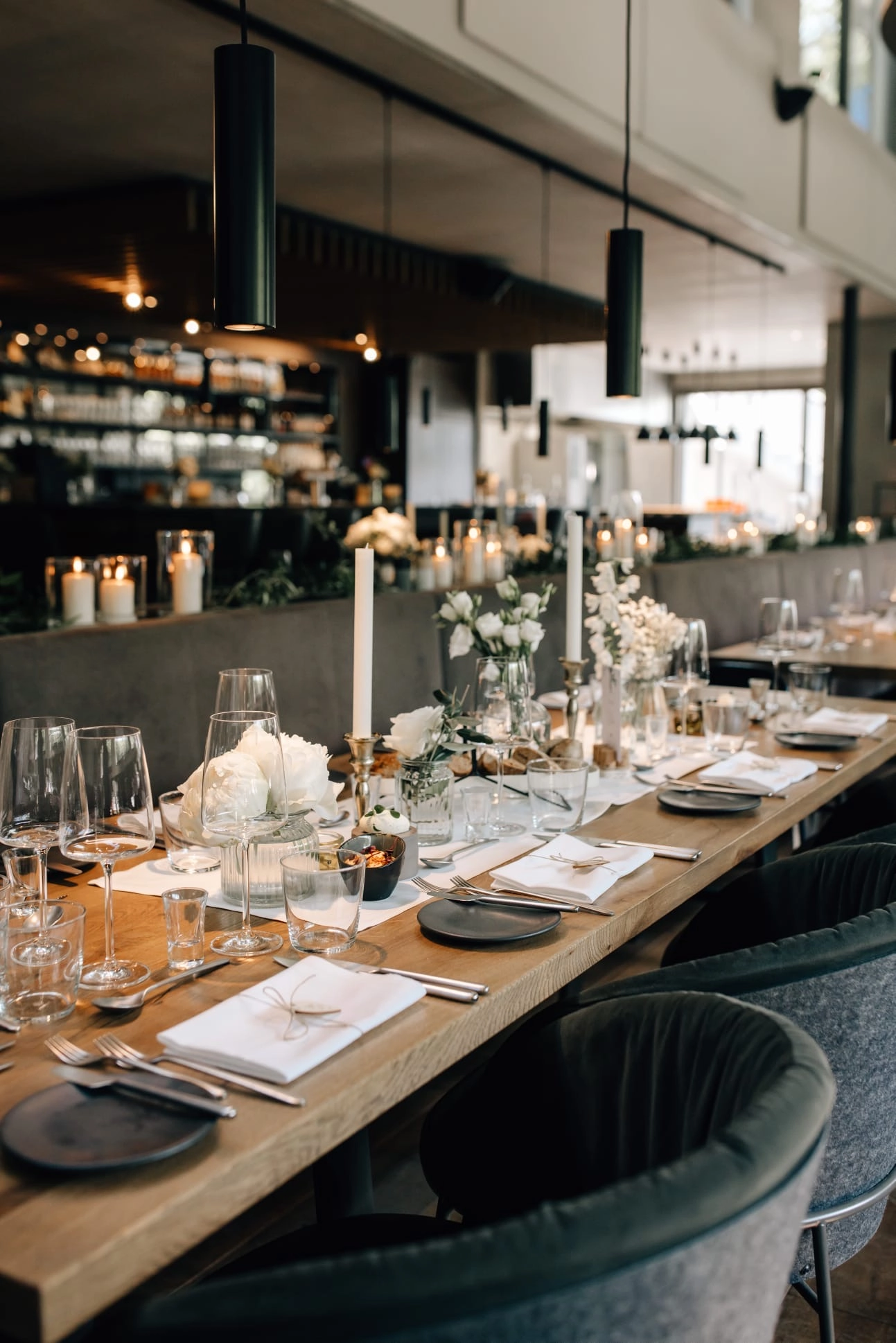 Tischdekoration vom Blumenstadl Mering